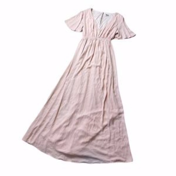 Show Me Your Mumu Blush Empire Maxi Dress S - Picture 11 of 11